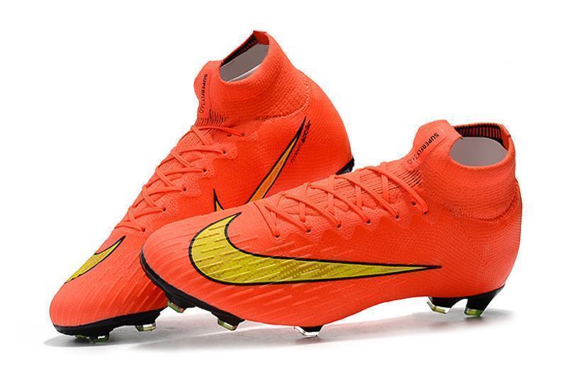 NIKE Mercurial Superfly VI 360 Elite FG Orange Yellow - SocSports