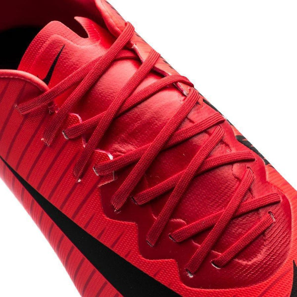Nike Mercurial Vapor XI FG Soccer Cleats University Red Black - SocSports