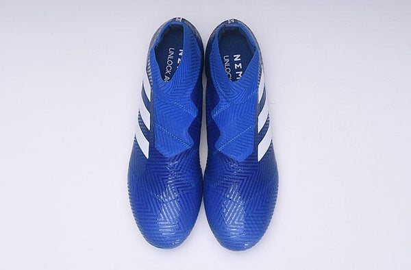 adidas Nemeziz 18+ FG Blue White - SocSports