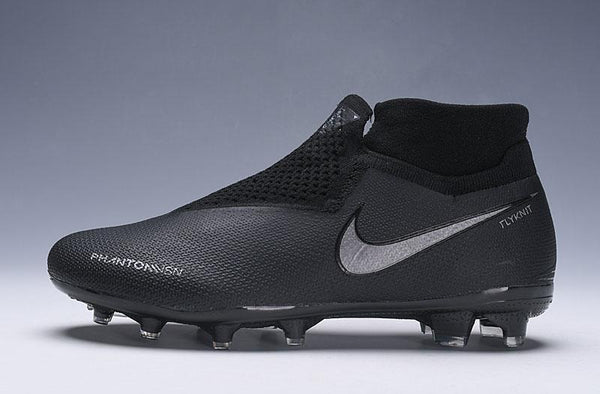 Nike Phantom VSN Elite DF FG Black SIlver - SocSports