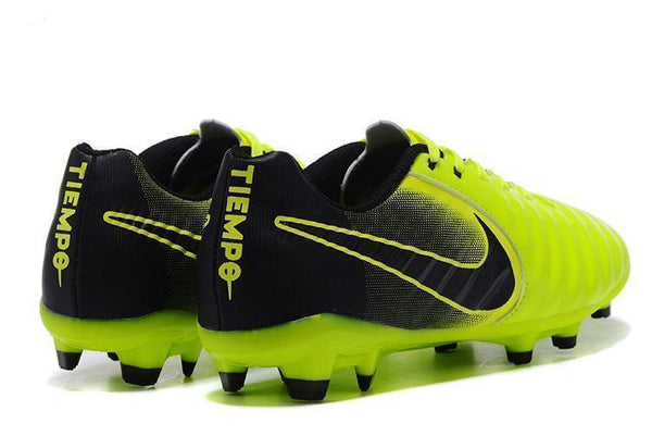 Nike Tiempo Legend VII FG Soccer Cleats Green Black - SocSports