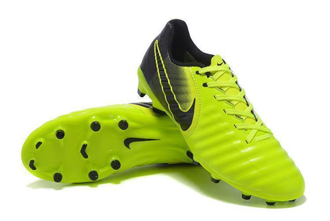 Nike Tiempo Legend VII FG Soccer Cleats Green Black - SocSports