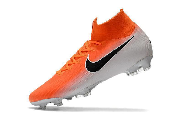 NIKE Mercurial Superfly VI 360 Elite FG Silver Orange - SocSports
