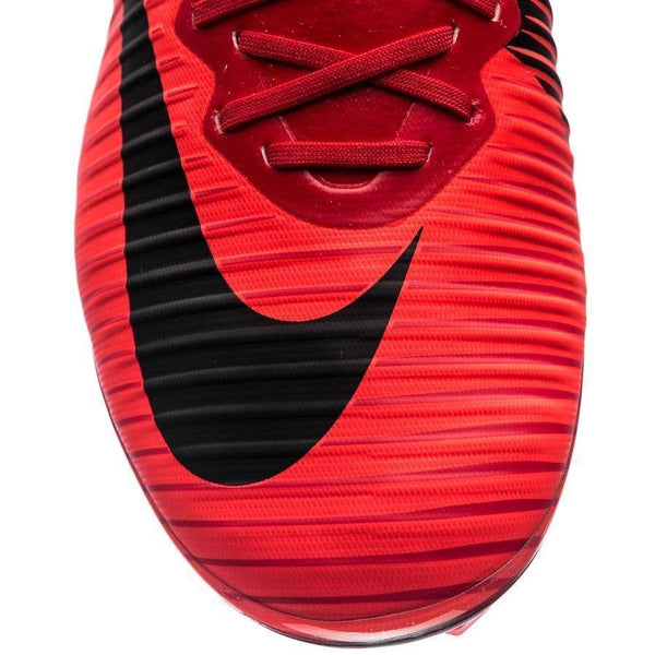 Nike Mercurial Vapor XI FG Soccer Cleats University Red Black - SocSports