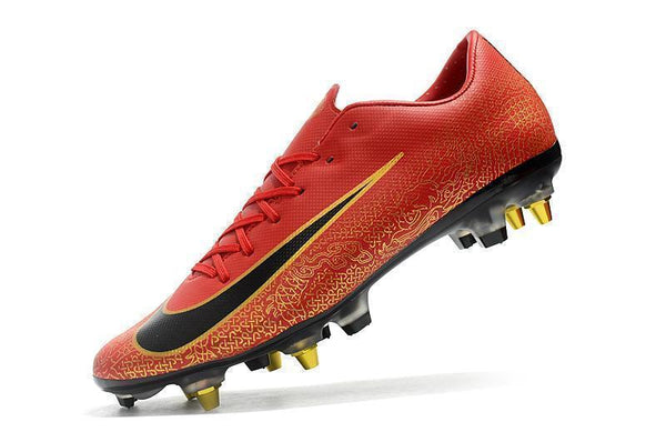 Nike Mercurial Vapor XII PRO SG Red Gold Lining - SocSports