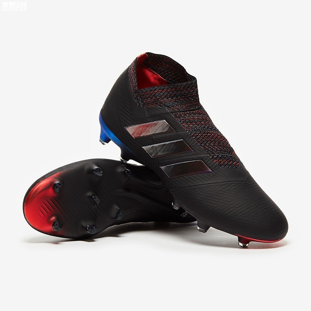 Adidas Nemeziz 18+ FG Black Red - SocSports