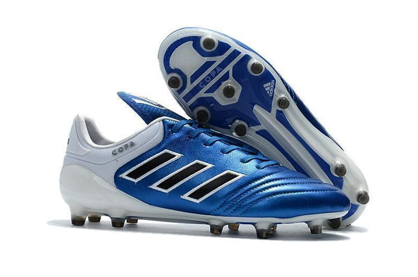 Adidas Copa 17.1 FG Soccer Cleats Royal Blue White Black - SocSports