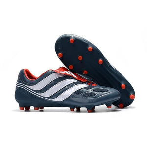 Adidas Predator Precision FG Soccer Cleats Navy White Red - SocSports