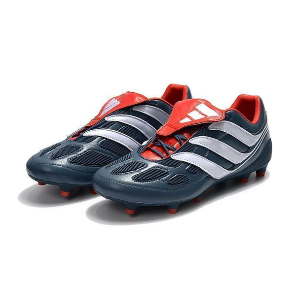Adidas Predator Precision FG Soccer Cleats Navy White Red - SocSports