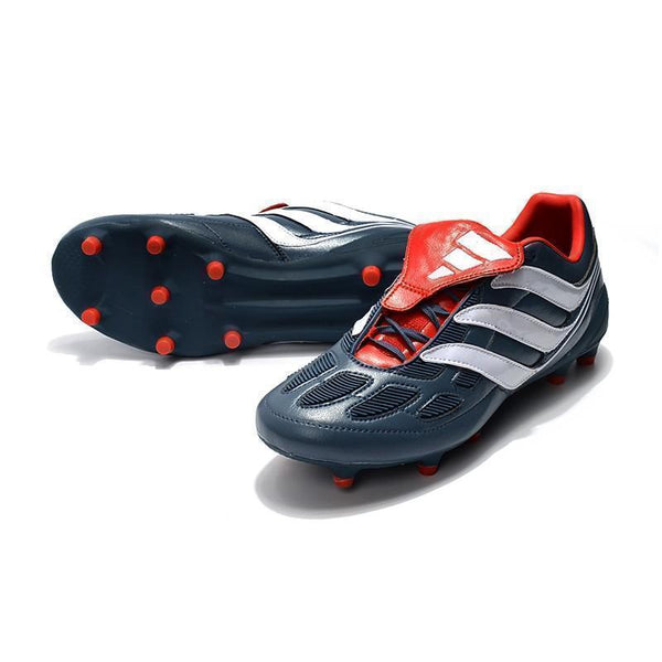 Adidas Predator Precision FG Soccer Cleats Navy White Red - SocSports