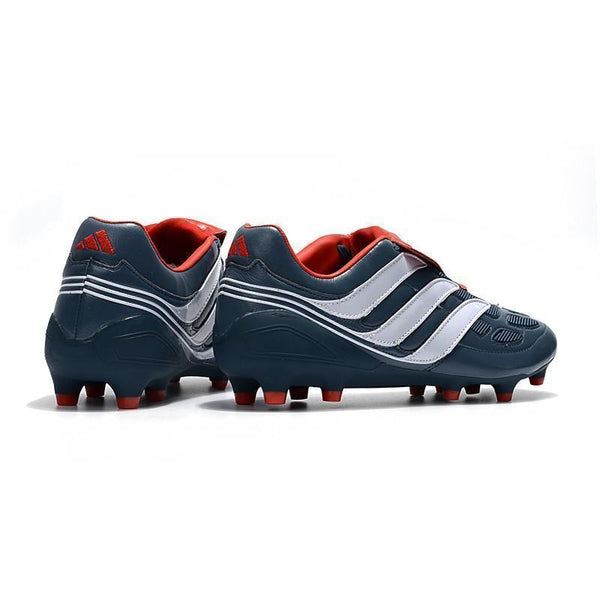 Adidas Predator Precision FG Soccer Cleats Navy White Red - SocSports