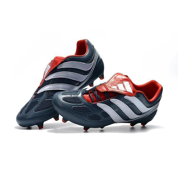 Adidas Predator Precision FG Soccer Cleats Navy White Red - SocSports