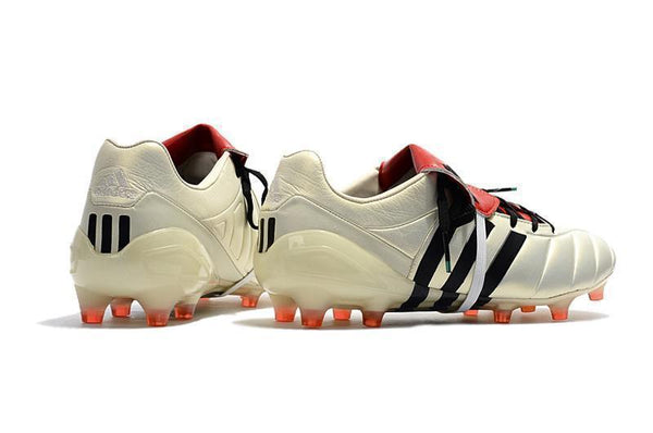 Adidas Predator Mania Champagne FG Soccer Cleats Off White Black Red - SocSports
