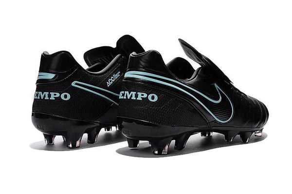 Nike Tiempo Legend VI FG Soccer Cleats Black Hyper Turquoise - SocSports