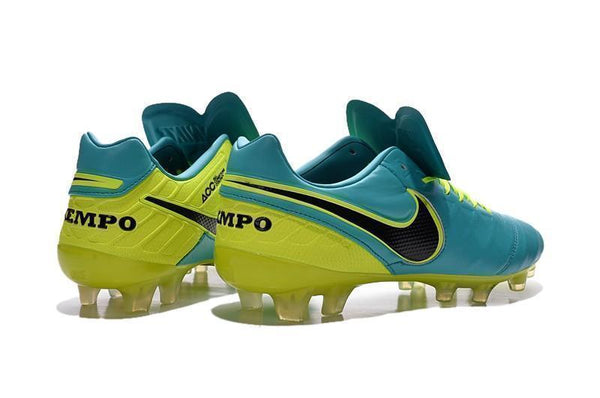 Nike Tiempo Legend VI FG Soccer Cleats Clear Jade Green Black - SocSports