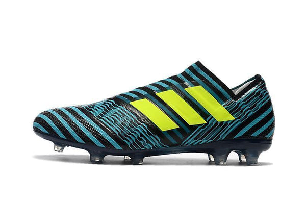 New Adidas Nemeziz FG Agility TPU Soccer Cleats Shoes BLue Black Lime