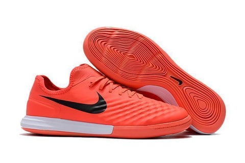 Nike MagistaX Finale II IC Soccer Shoes Max Orange Black Total Crimson - SocSports