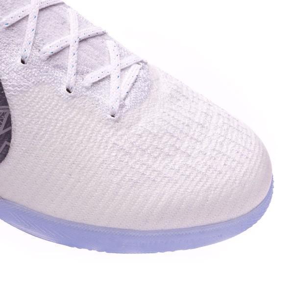 Nike Mercurial SuperflyX VI Elite IC Soccer Cleats White Metallic Grey - SocSports