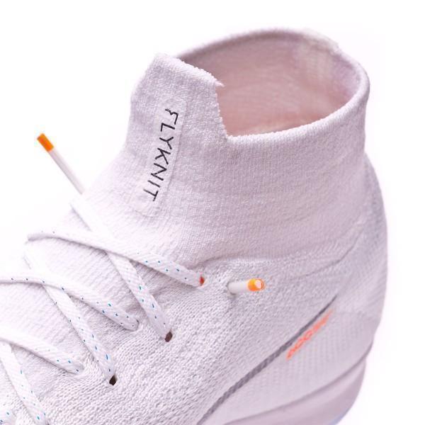 Nike Mercurial SuperflyX VI Elite IC Soccer Cleats White Metallic Grey - SocSports