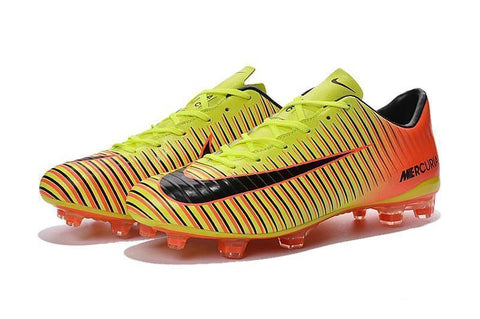 Nike Mercurial Vapor XI FG Soccer Cleats Orange Yellow - SocSports