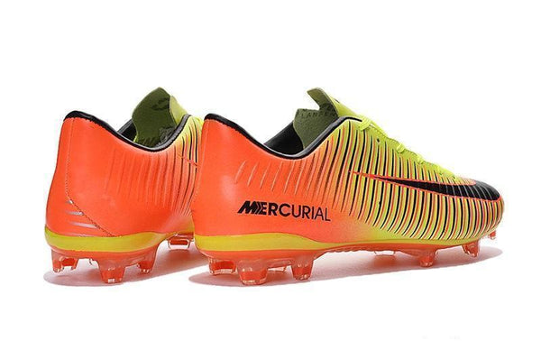 Nike Mercurial Vapor XI FG Soccer Cleats Orange Yellow - SocSports