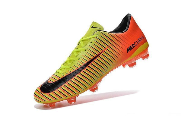 Nike Mercurial Vapor XI FG Soccer Cleats Orange Yellow - SocSports