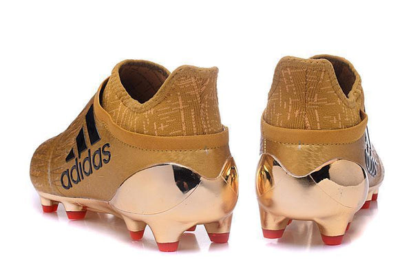 Adidas X 16+ Purechaos FG/AG Soccer Cleats Golden - SocSports