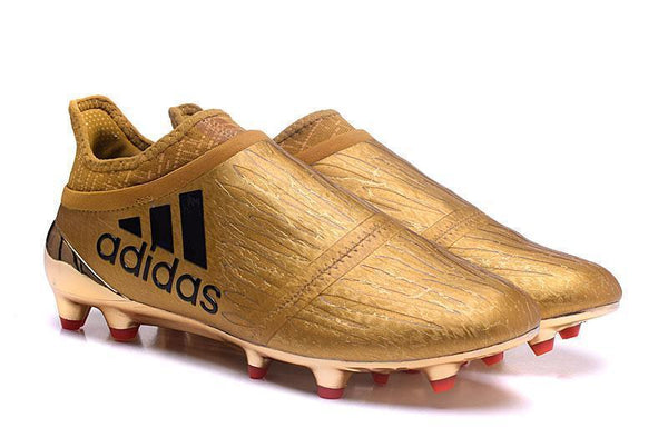 Adidas X 16+ Purechaos FG/AG Soccer Cleats Golden - SocSports