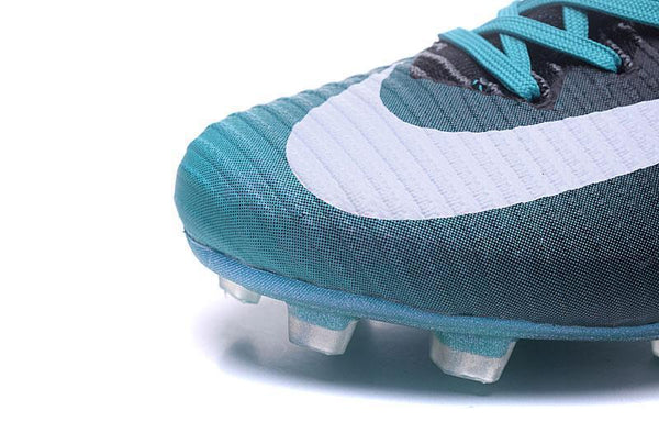 Nike Mercurial Superfly V FG Soccer Cleats Blue Black White - SocSports