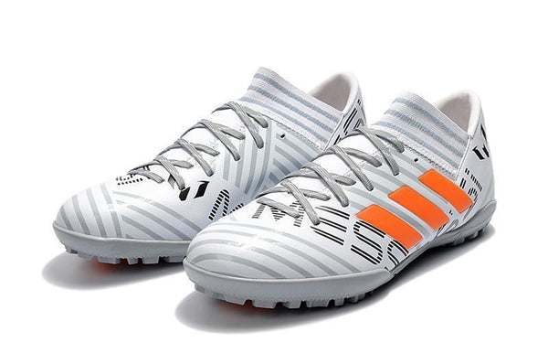 New Adidas Nemeziz series TF Soccer Cleats Shoes White Gray Orange