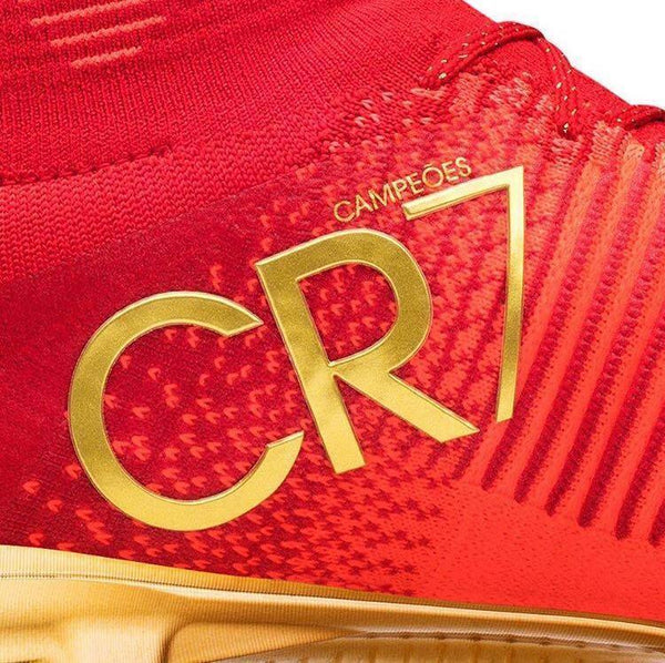 Nike Mercurial Superfly V CR7 FG Soccer Cleats Red Golden - SocSports