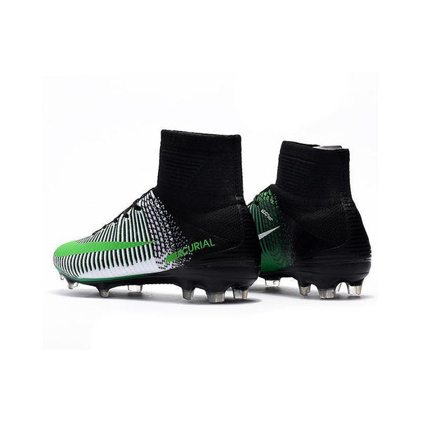 Nike Mercurial Superfly V FG Soccer Cleats Green White Black - SocSports