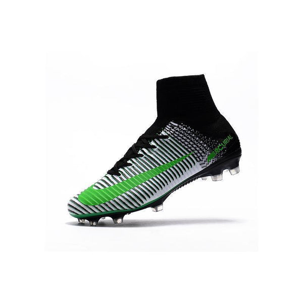 Nike Mercurial Superfly V FG Soccer Cleats Green White Black - SocSports