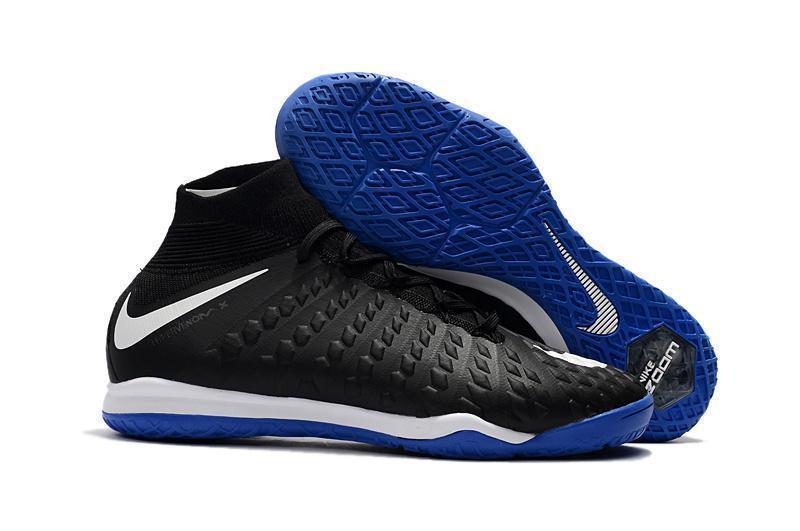 Nike HypervenomX Proximo II DF IC HP30039 Black/White/Game Royal - SocSports