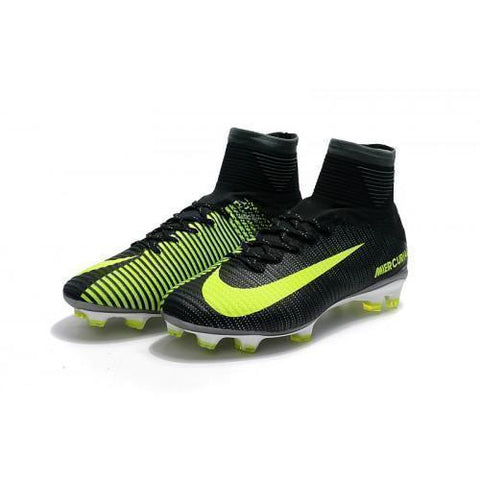 Nike Mercurial Superfly V CR7 FG Soccer Cleats Black Green - SocSports