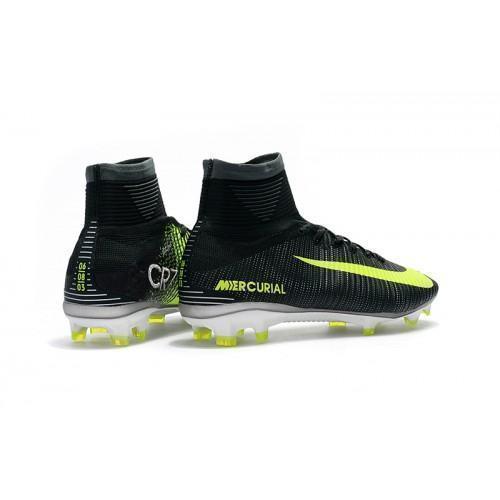 Nike Mercurial Superfly V CR7 FG Soccer Cleats Black Green - SocSports