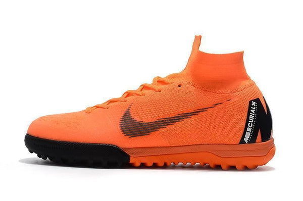 Nike MercurialX Superfly 360 Elite Turf Soccer Cleats Orange Black - SocSports