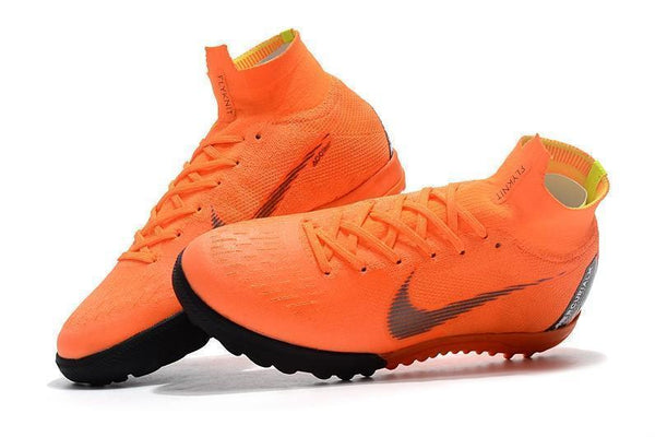 Nike MercurialX Superfly 360 Elite Turf Soccer Cleats Orange Black - SocSports