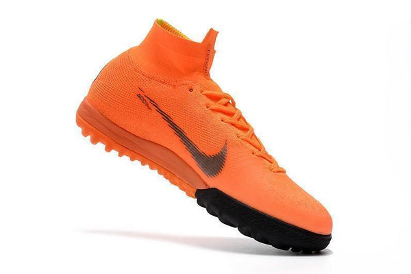 Nike MercurialX Superfly 360 Elite Turf Soccer Cleats Orange Black - SocSports