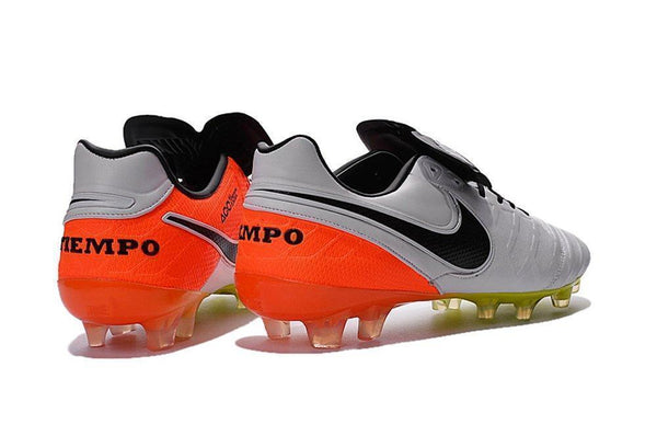 Nike Tiempo Legend VI FG Soccer Cleats White Orange Green - SocSports