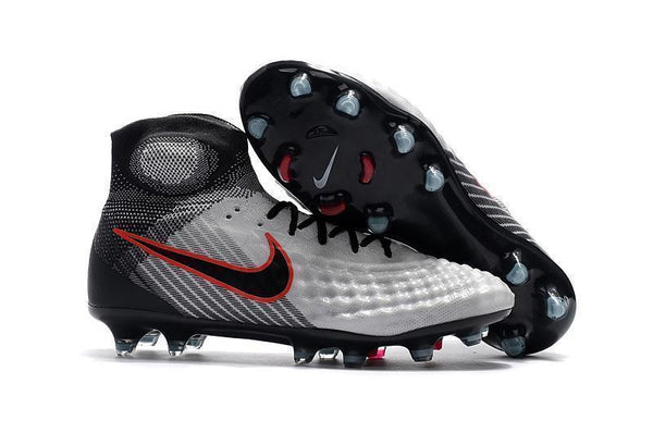 Nike Magista obra II FG White Black Red - SocSports