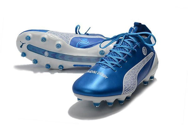 PUMA evoTOUCH Pro FG Soccer Cleats Blue White