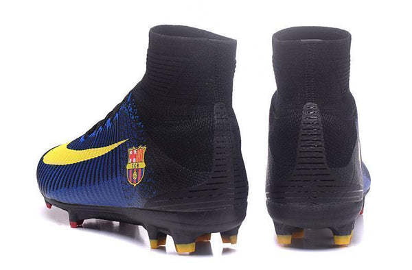 Nike Mercurial Superfly V FC Barcelona FG Soccer Cleats Blue Red Black - SocSports