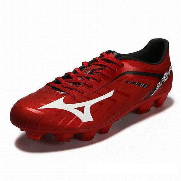 Mizuno Basara 001 FG Soccer Cleats Red Black White - SocSports