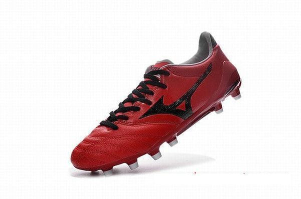 Mizuno Morelia Neo II FG Soccer Cleats Red Black - SocSports