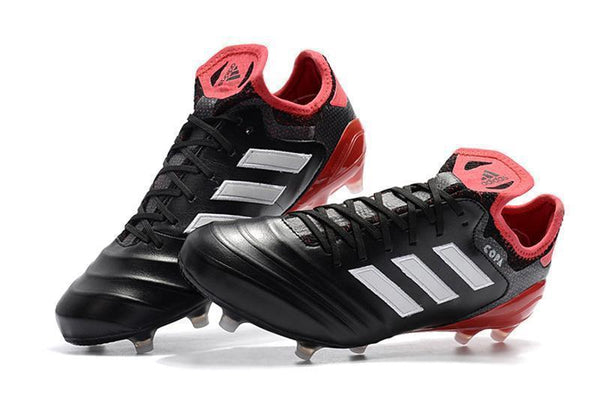 Adidas Copa 18.1 FG Soccer Cleats Black Red - SocSports