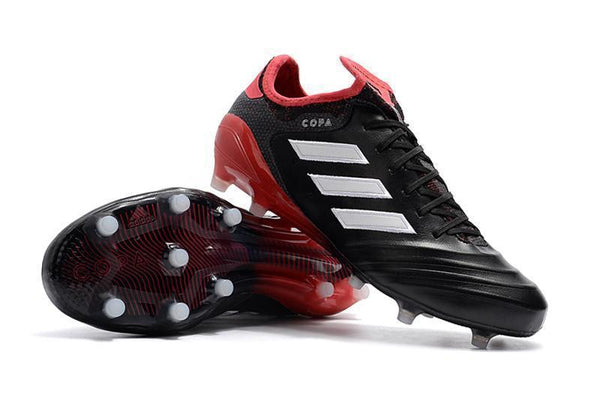 Adidas Copa 18.1 FG Soccer Cleats Black Red - SocSports