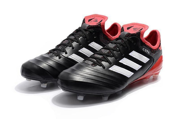 Adidas Copa 18.1 FG Soccer Cleats Black Red - SocSports