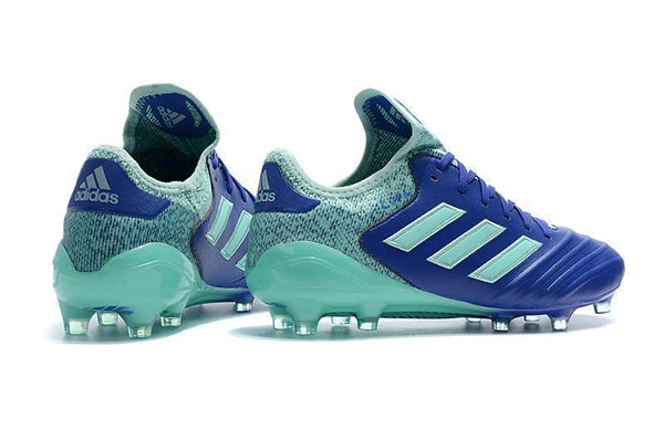 Adidas Copa 18.1 FG Soccer Cleats Blue Green - SocSports