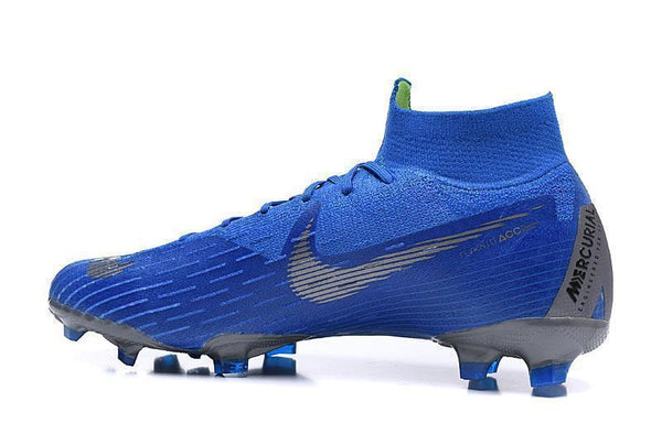 NIKE Mercurial Superfly VI 360 Elite FG Blue W Silver Nike - SocSports